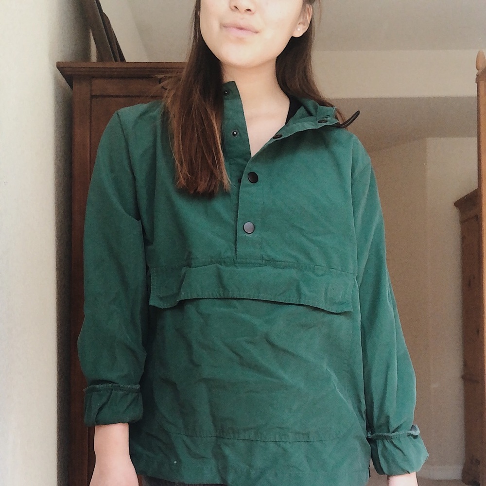 Green Windbreaker